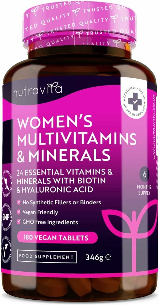 Multivitaminas y Minerales Veganas Para Mujer