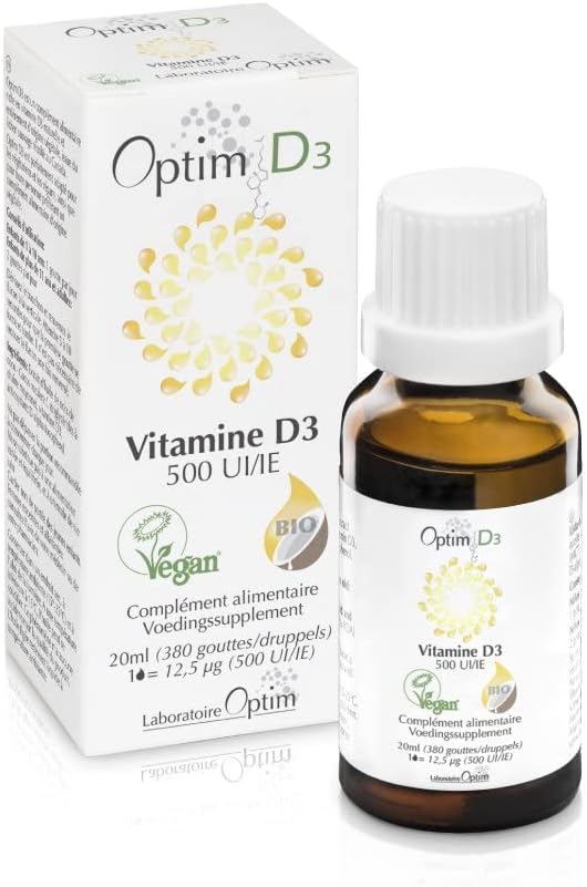Optim D3 - Suplemento Vitamina D vegana 100% vegetal